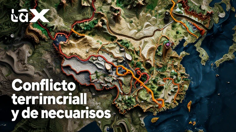 Características clave de un conflicto territorial y de recursos 7 Mapa estilizado del conflicto de recursos