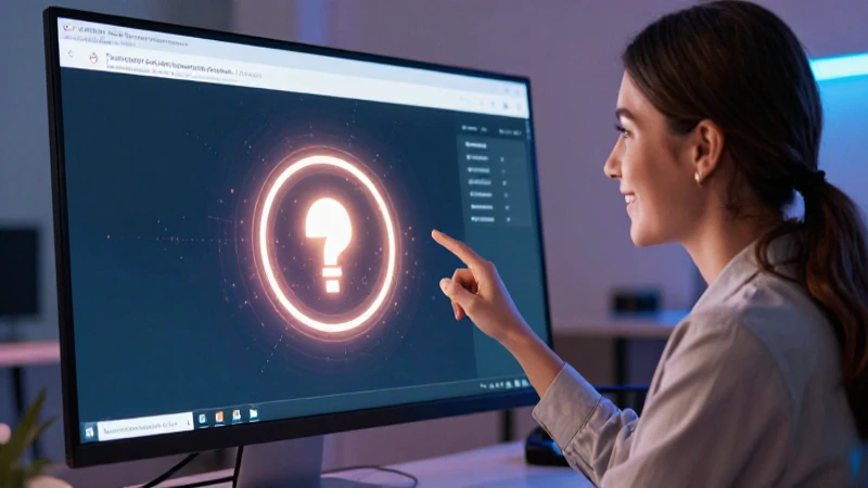 Educadora soluciona errores en interfaz digital