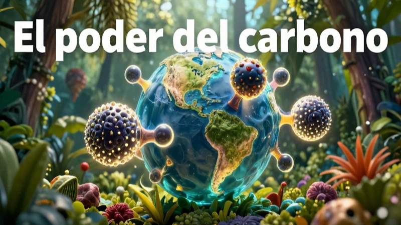 El carbono equilibra la vida terrestre
