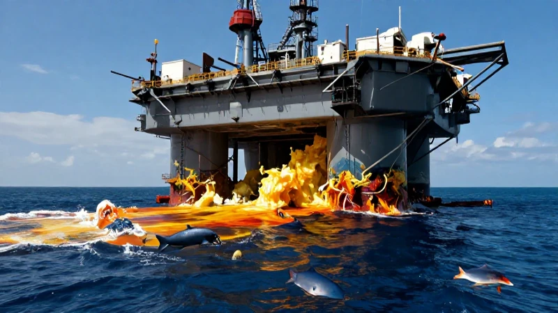 Impacto ambiental del petróleo en el mar