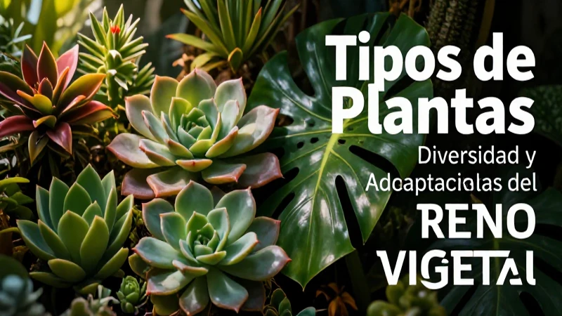 Diversidad de plantas: tipos y adaptaciones del reino vegetal