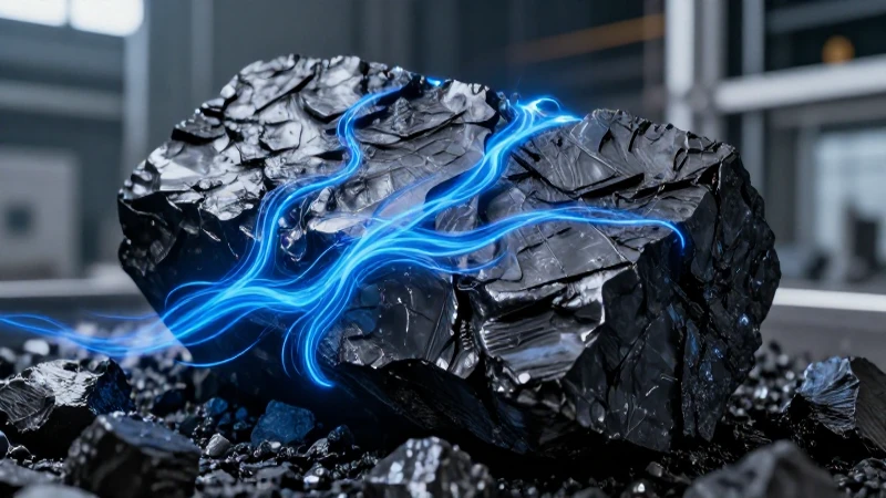 Qué es el carbón Definición y concepto explicado en detalle 5 Carbón pulido con energía azul industrial