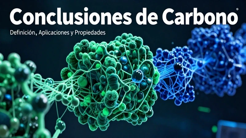Carbono: estructura, tipos y propiedades