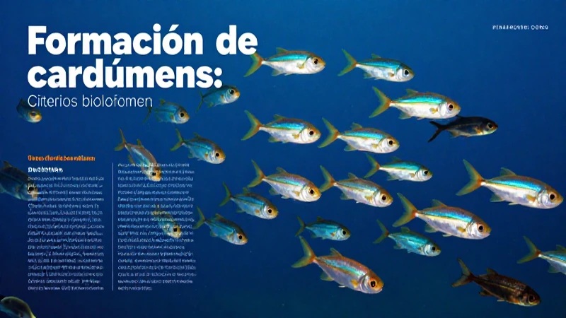Cardumen: Definición, usos y concepto clave en biología 3 Formación dinámica de cardúmenes en aguas profundas