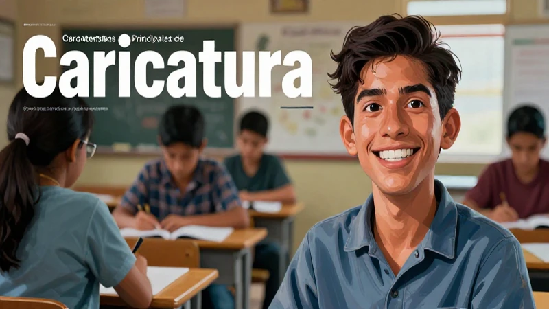 Caricaturas vibrantes, estilizadas y educativas