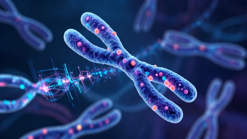 Cariotipo humano: definición, concepto y su importancia 6 Estructura cromosómica vibrante y detallada