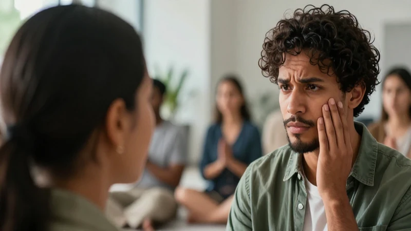 Tensión dramática en comunidad espiritual moderna