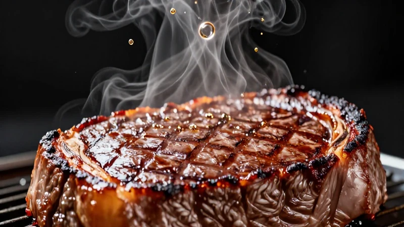 Carne: Clasificación, orígenes y usos en la cocina actual 4 Primer plano de carne de res perfecta y asada