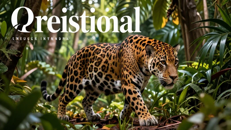 Carnívoro: Concepto, tipos y características en animales 5 Jaguar potente en jungla mexicana vibrante