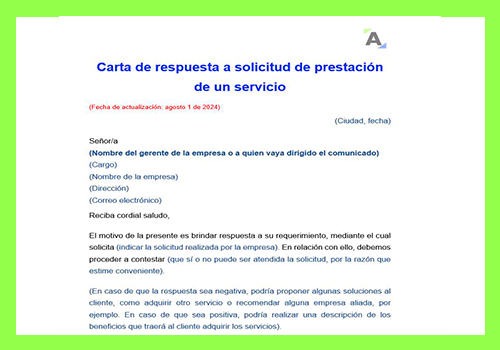 carta de una solicitud guia para redactarla efectivamente