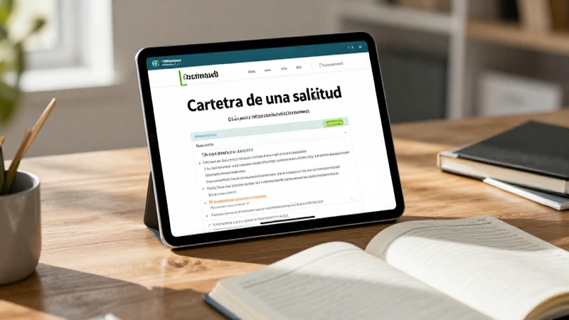 Carta de una solicitud: guía para redactarla efectivamente 7 Diseño blog profesional para guía de carta