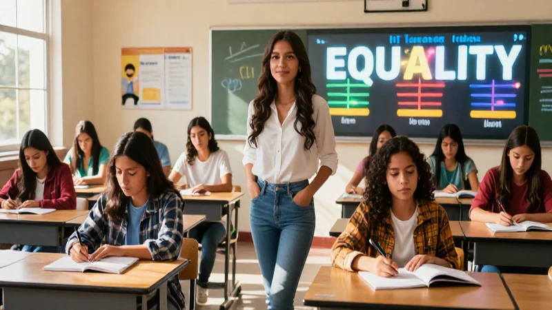 Estudiantes mexicanos promueven la igualdad de género