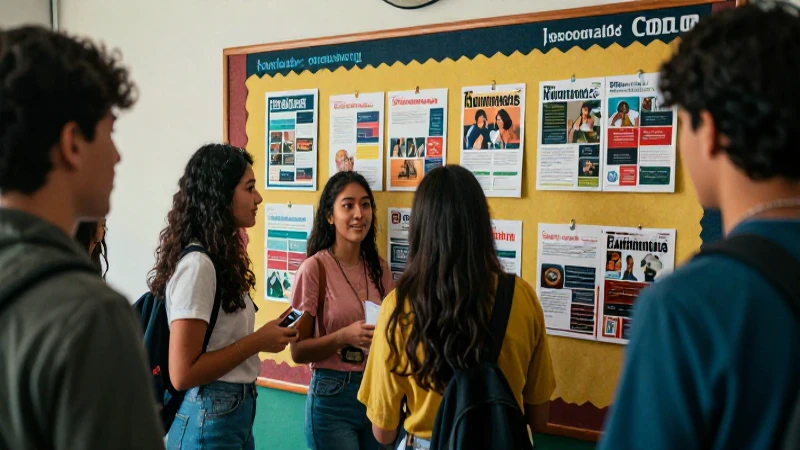 Comunidad educativa mexicana dinámica y vibrante
