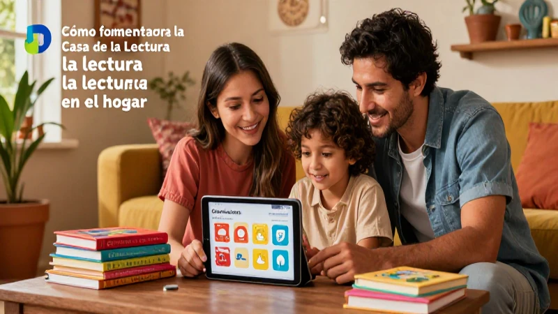 Cómo fomenta la Casa de la Lectura la lectura en el hogar 4 Hogar moderno mexicano con aprendizaje y recursos digitales