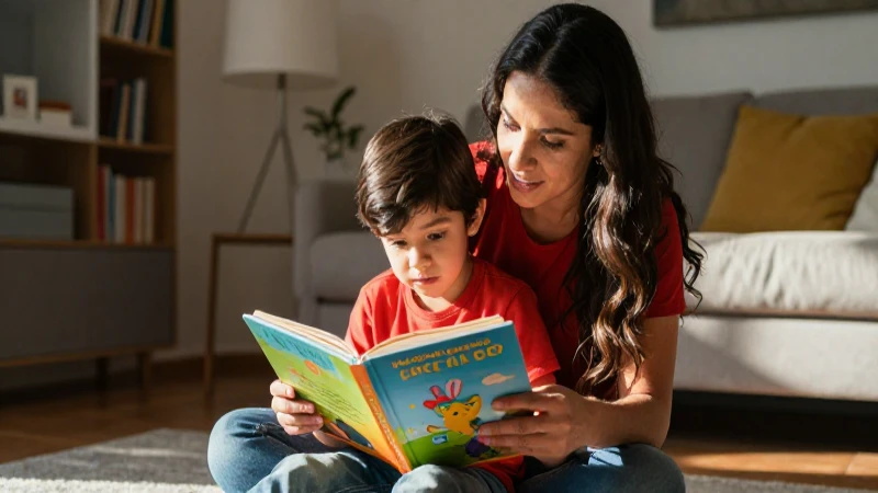 Cómo fomenta la Casa de la Lectura la lectura en el hogar 8 Niños y padres leen en un hogar acogedor con luz cálida