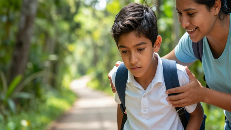 Cómo puede Aprendo en Casa contribuir a un futuro brillante 3 Estudiante mexicano guiado hacia el aprendizaje luminoso