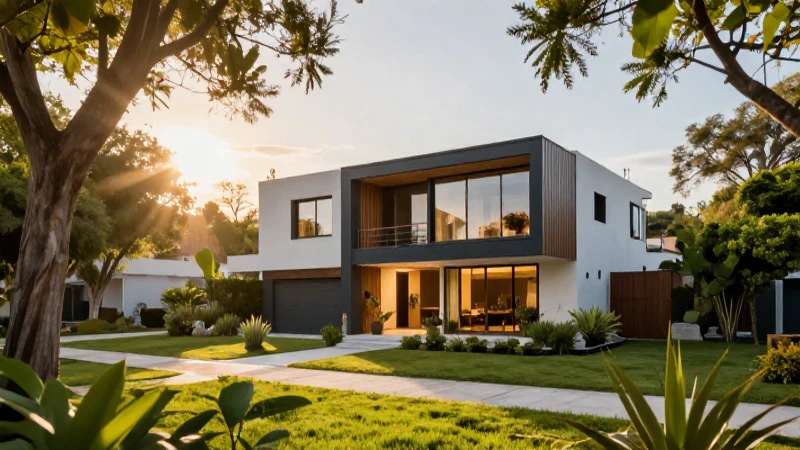 Casa: Qué es, función, tipos y origen del hogar ideal 6 Casa moderna mexicana vibrante en un parque