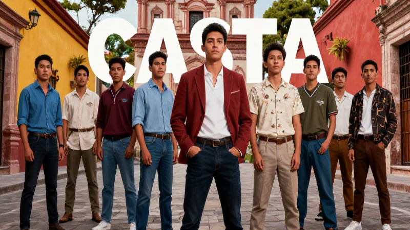 Joven grupo diverso en México