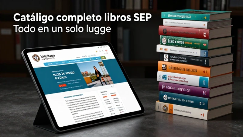 Catálogo SEP completo: todo en línea