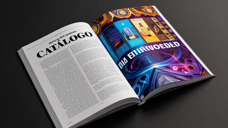 Catálogo: Definición, concepto y tipos de catálogos 3 Libro antiguo digital representa conocimiento académico futurista