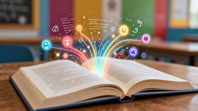 Libro de gramática moderno y vibrante