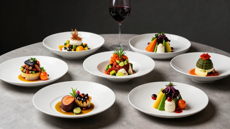 Fotografía gourmet elegante de alta calidad