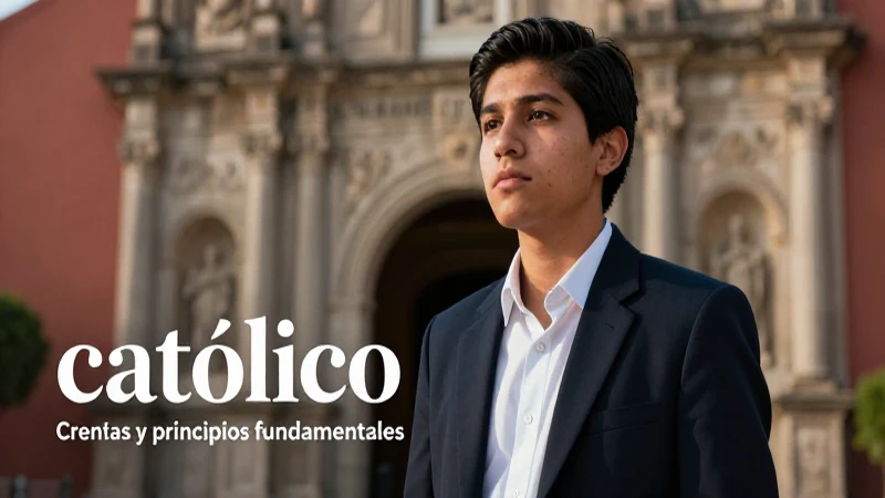 Católicos: definición, concepto y su importancia cultural 3 Estudiante mexicano católico en contexto cultural histórico