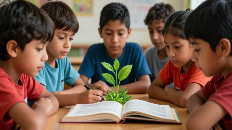 Niños aprendiendo causa y efecto con dinamismo