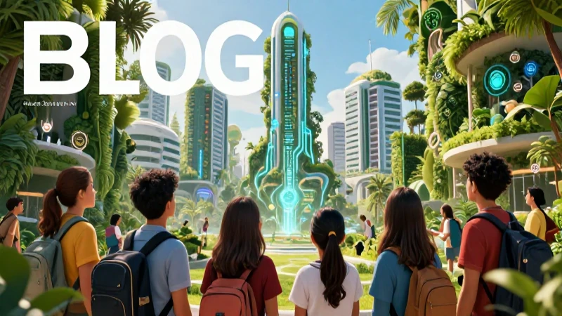 Impacto de la sobrepoblación: causas y consecuencias+ 4 Jóvenes mexicanos en ciudad ecológica futurista