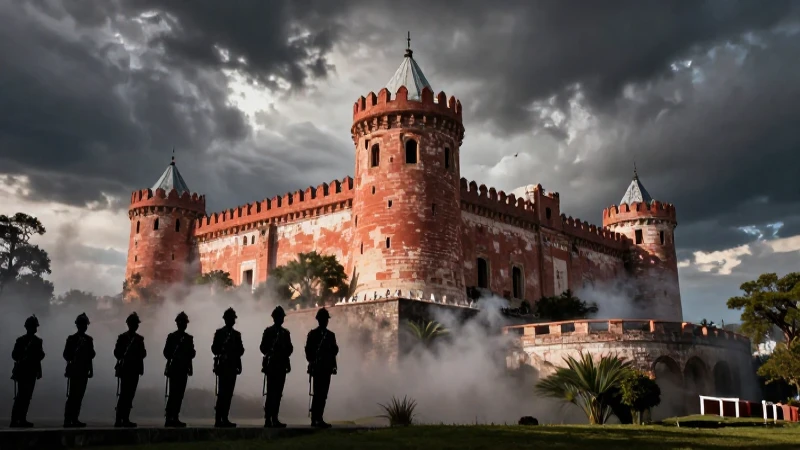 Castillo de Chapultepec bajo una luz épica