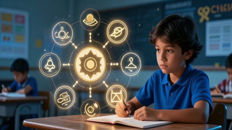 Alumno mexicano ilustra conceptos de aprendizaje con iconos dinámicos