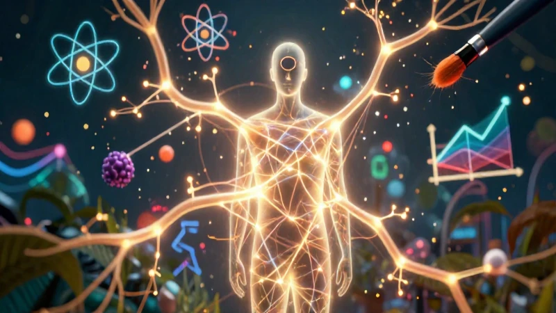 Causas y efectos: 25 ejemplos claros de causa y efecto 3 Cerebro abstracto simboliza causalidad con estilo dinámico