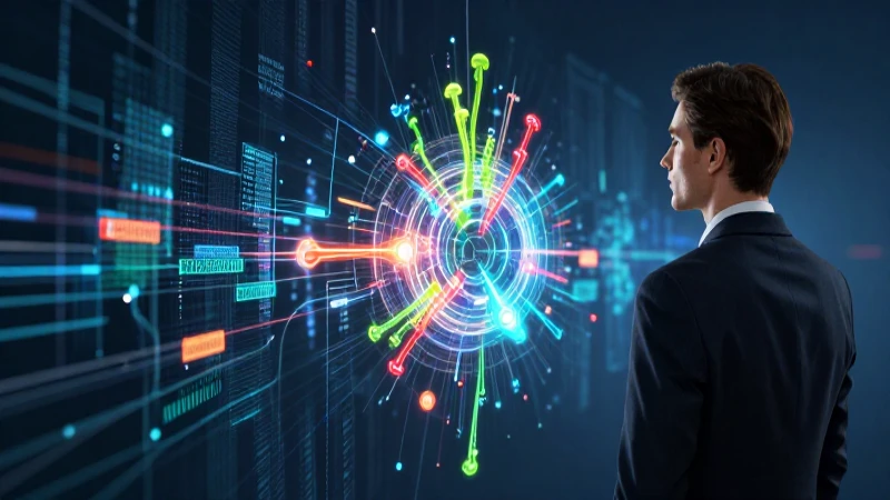 Causas y efectos: 25 ejemplos claros de causa y efecto 7 Profesional analizando datos digitales dinámicos