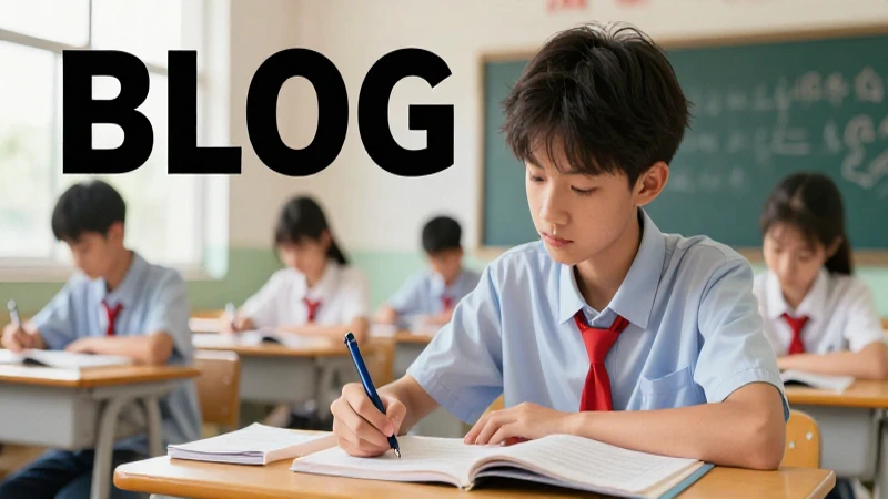 Estudiante concentrado en ilustración educativa moderna