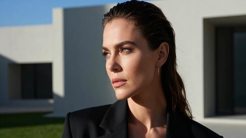 Celibato: Definición, Historia y Concepto Esencial 8 Mujer elegante y pensativa en un entorno moderno