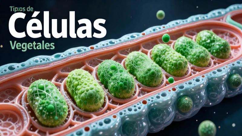 Células vegetales: estructura, tipos y funciones clave