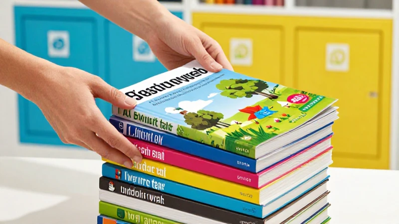 Libros coloridos en un fondo profesional y brillante
