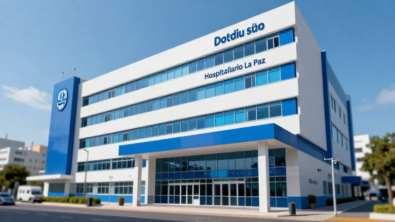 Datos del Centro Hospitalario La Paz