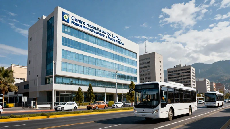 Accesibilidad moderna al centro médico de La Paz