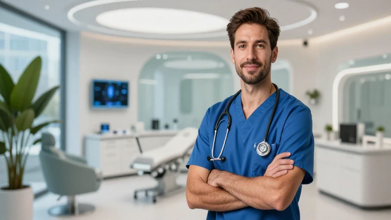 Centro Médico Zacapa: Seguro Médico Banrural y Más 5 Profesional médico atractivo en clínica moderna