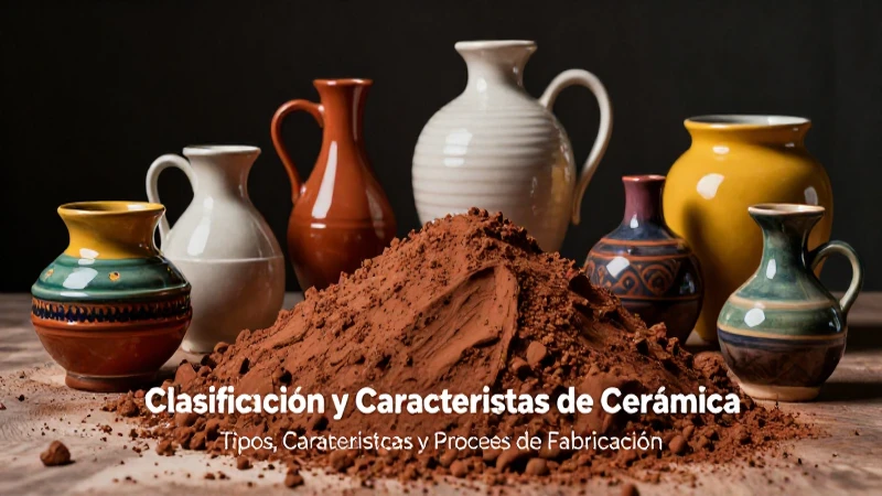 Tipos, características y fabricación de cerámica