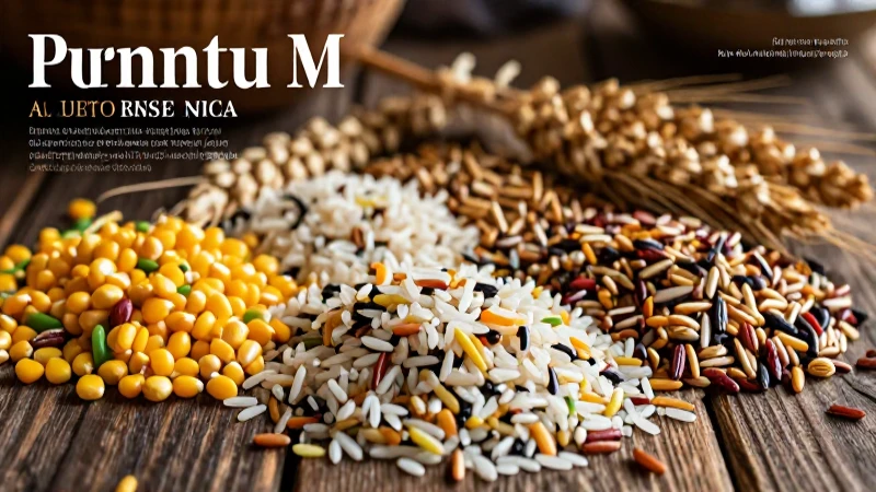 Cereales: 15 Ejemplos Diversos y Nutritivos para Ti 4 Gran mezcla de granos vibrante y rústica