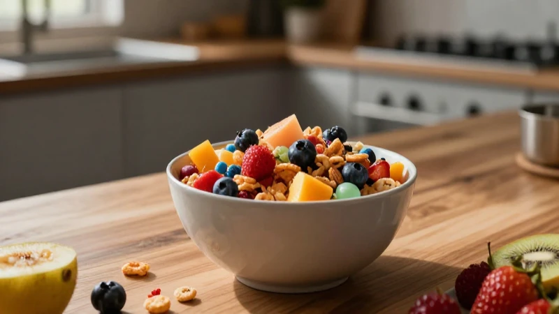 Cereales: 15 Ejemplos Diversos y Nutritivos para Ti 8 Desayuno vibrante y saludable en cocina moderna