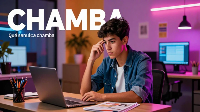 Qué significa chamba Definición, ejemplos y origen 3 Chamba significa trabajo o empleo en México