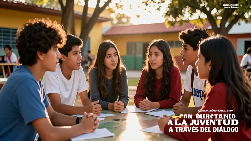 Diálogo conecta a la juventud de Chavos Banda