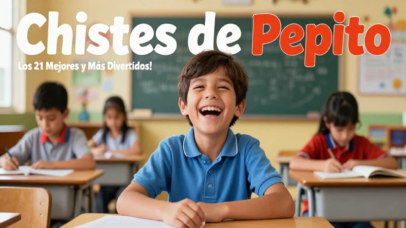 Pepito riendo con sus chistes divertidos