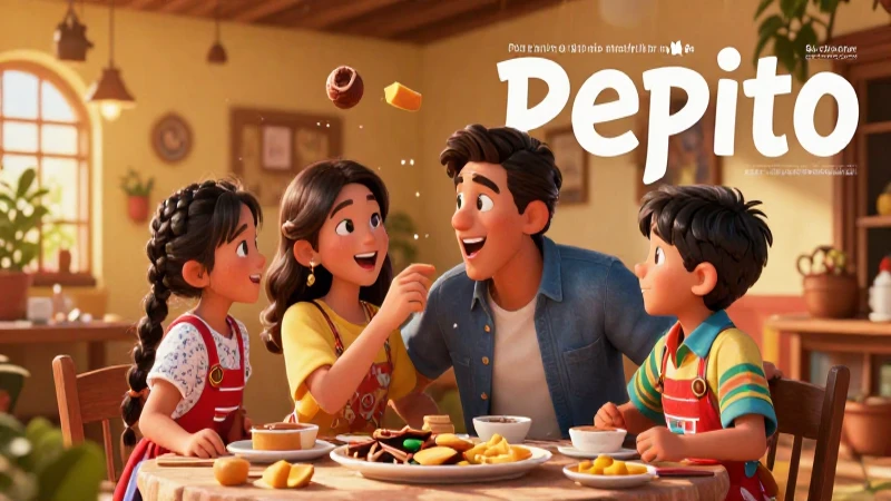 Pepito juega feliz con sus padres en México