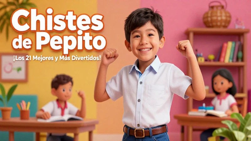 Ilustración vibrante de Pepito, niño mexicano