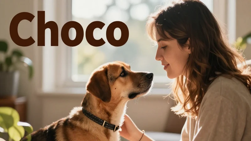 Perro rescatado y mamá en un momento tierno