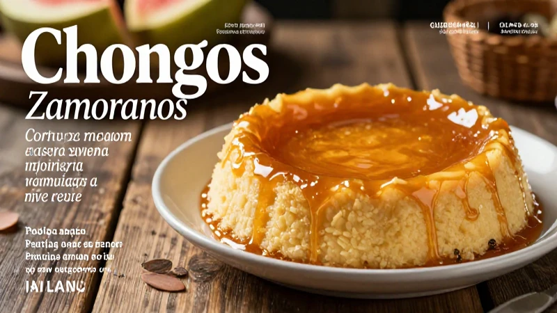 Chongos Zamoranos: Delicioso Postre Mexicano en Inglés 3 Fotografía de Chongos Zamoranos, estilo culinario premium